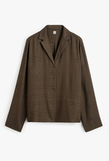 Toteme Monogram flannel pj top