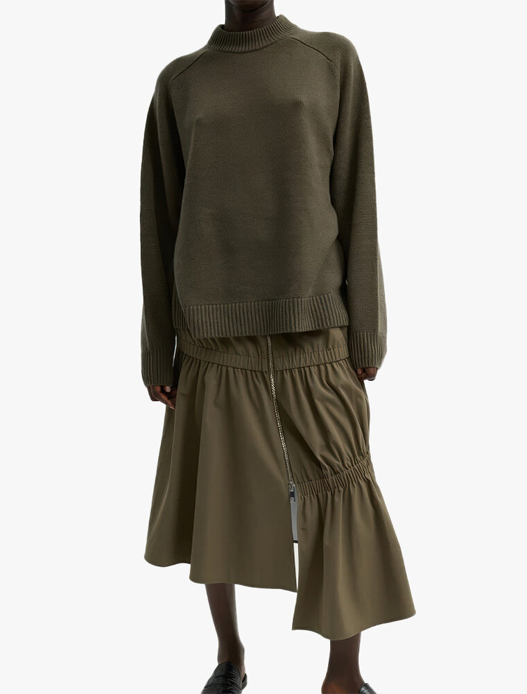 Tibi Cashmere Sweater Crewneck Oversized
