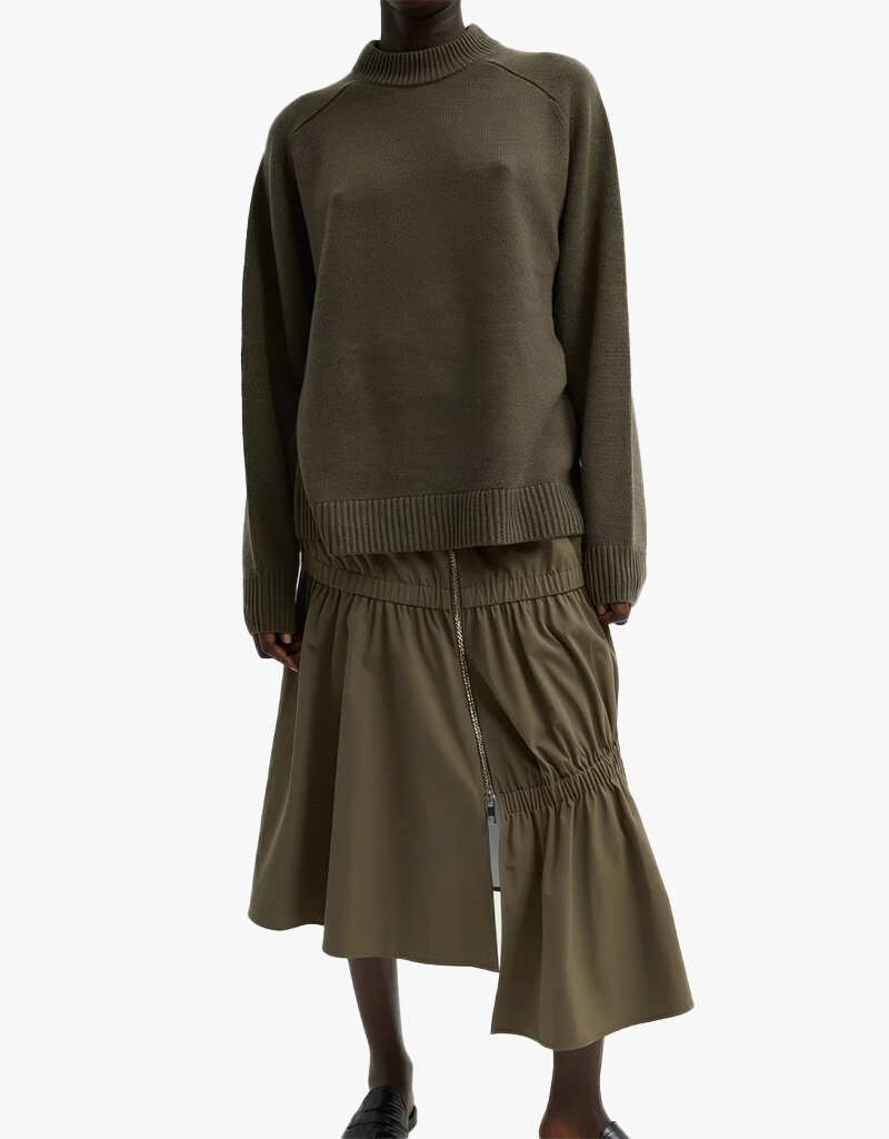 Tibi Cashmere Sweater Crewneck Oversized