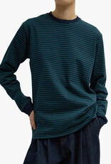 Tibi Striped Perfect T Crewneck Unisex LS