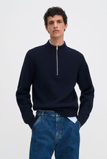 Filippa K Ribbed Wool Half Zip Sweater