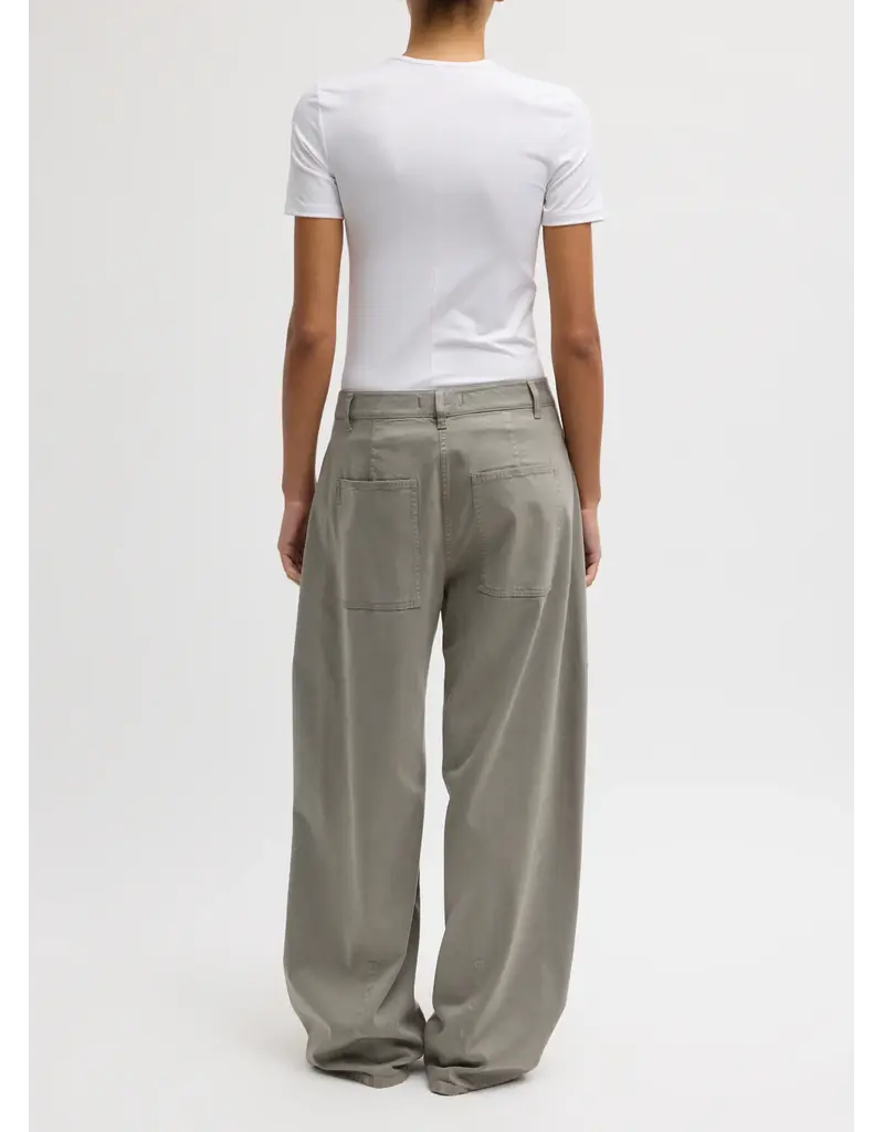 Tibi Reactive Garment Dyed Stretch Twill Sid Pant