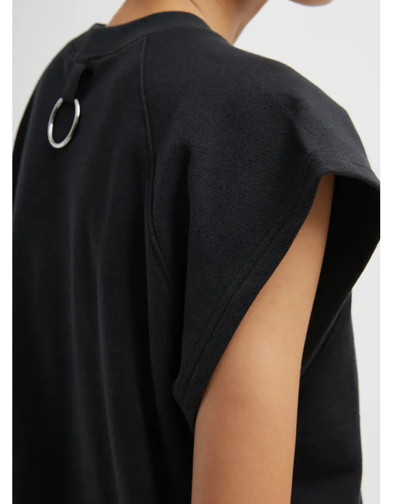 Tibi Light Weight Sweatshirting Sleeveless  Easy Top