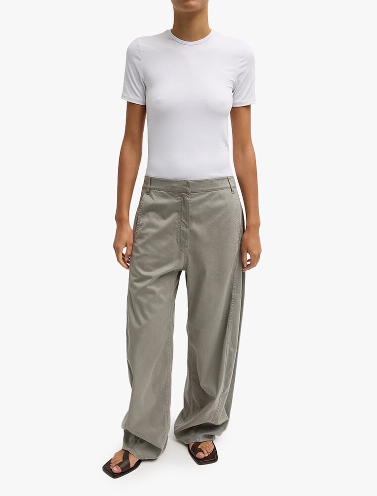 Tibi Reactive Garment Dyed Stretch Twill Sid Pant
