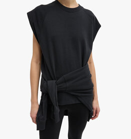 Tibi Light Weight Sweatshirting Sleeveless Easy Top
