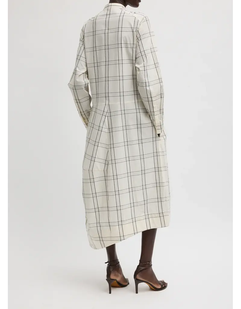 Tibi Russel Plaid Balloon Dress