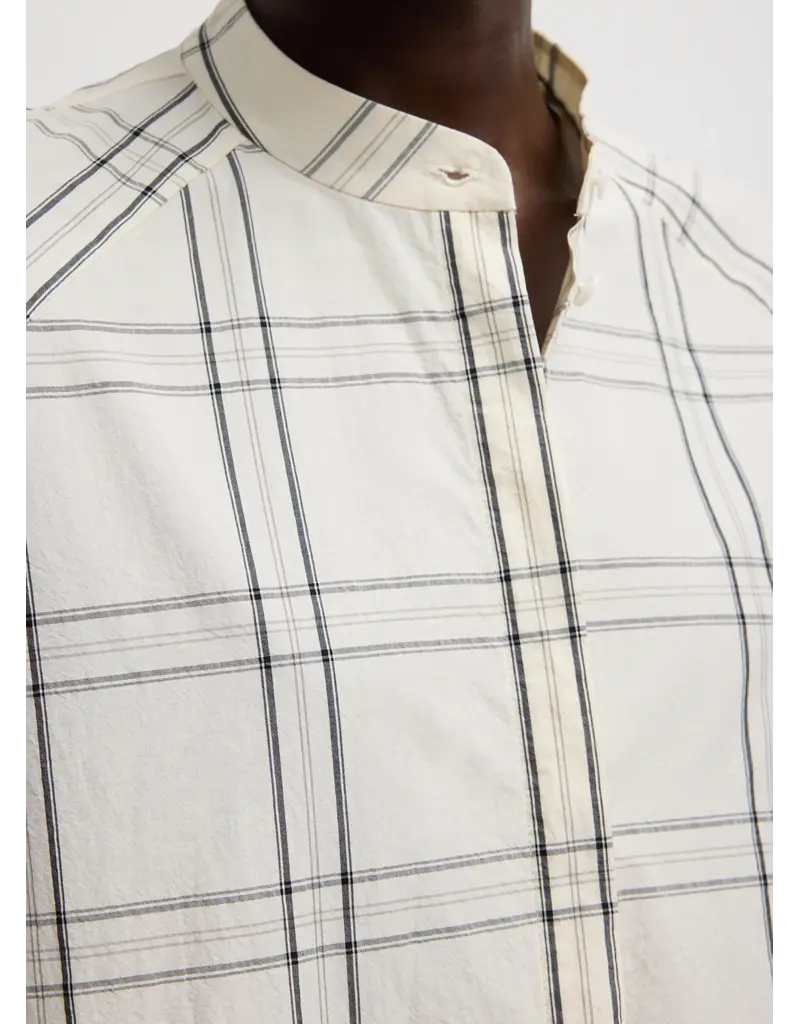 Tibi Russel Plaid Balloon Dress