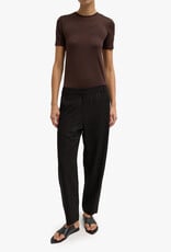 Tibi Viscose Suiting Reese Curved Ankle Pant