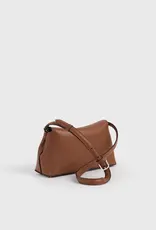 Toteme T-lock Grained-Leather Clutch