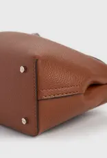 Toteme T-lock Grained-Leather Clutch