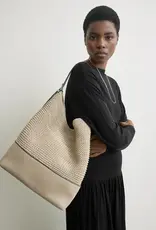 Toteme Belted Woven Leather Tote