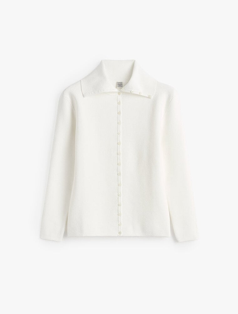 Toteme Fitted Polo Cardigan