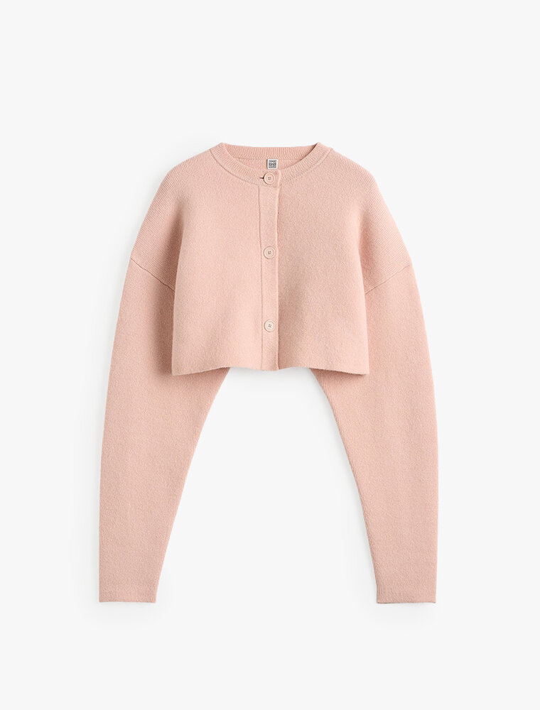 Toteme Cropped Oversized Cardigan
