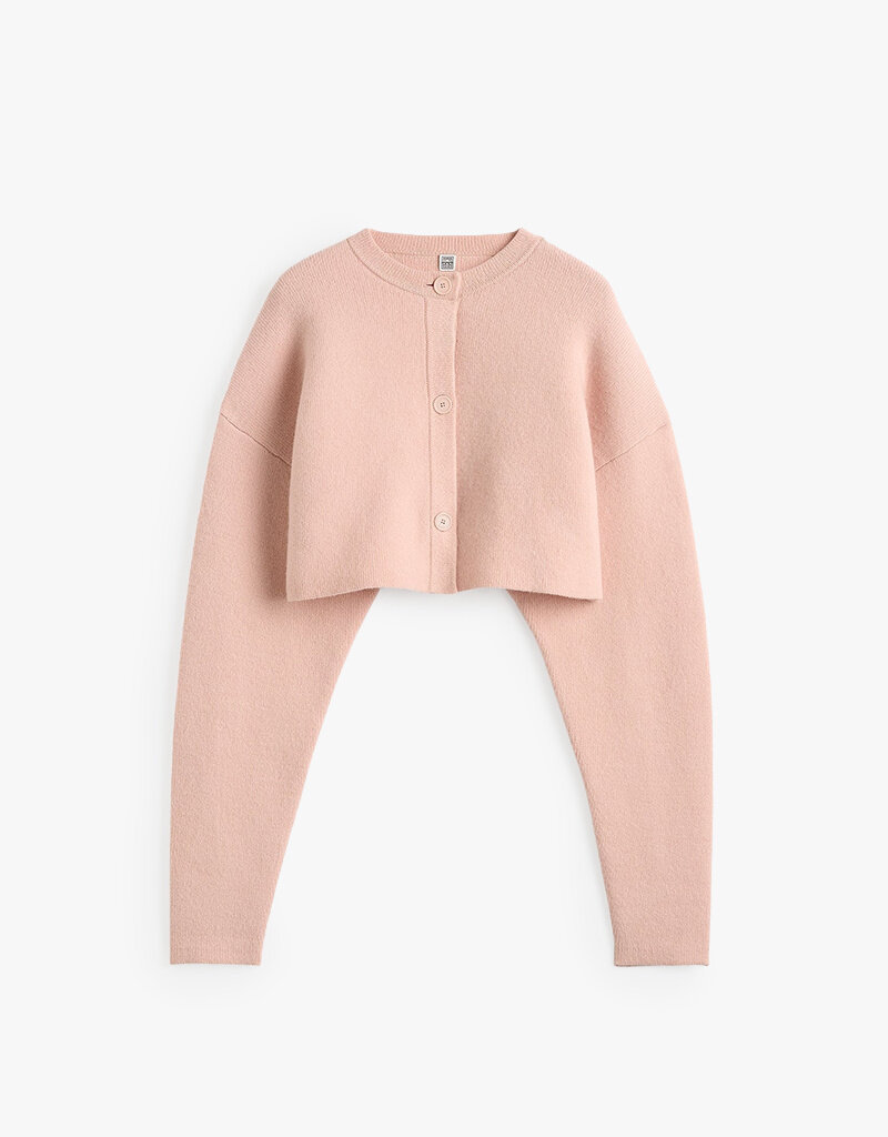 Toteme Cropped Oversized Cardigan