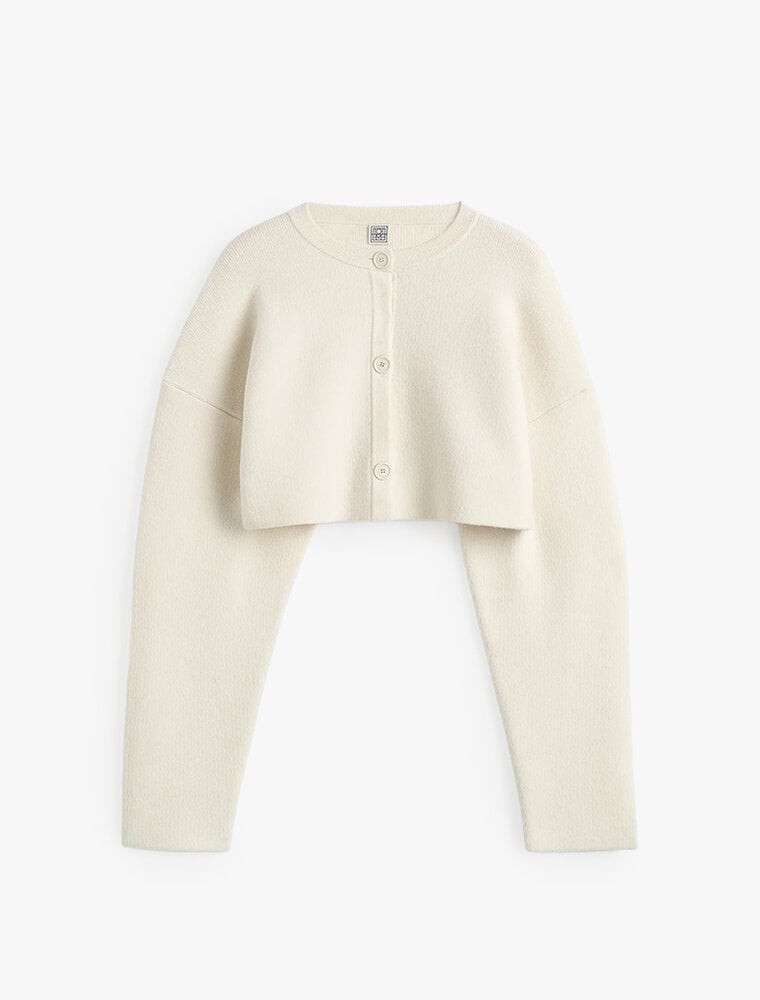 Toteme Cropped Oversized Cardigan