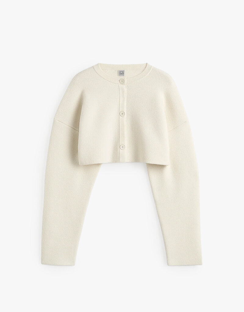 Toteme Cropped Oversized Cardigan