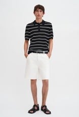 Filippa K Striped Mesh Polo