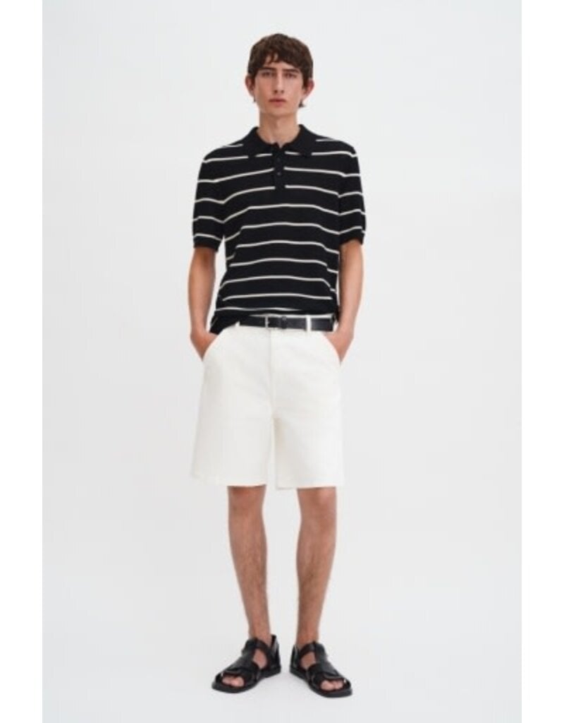Filippa K Striped Mesh Polo