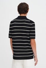 Filippa K Striped Mesh Polo