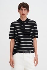 Filippa K Striped Mesh Polo