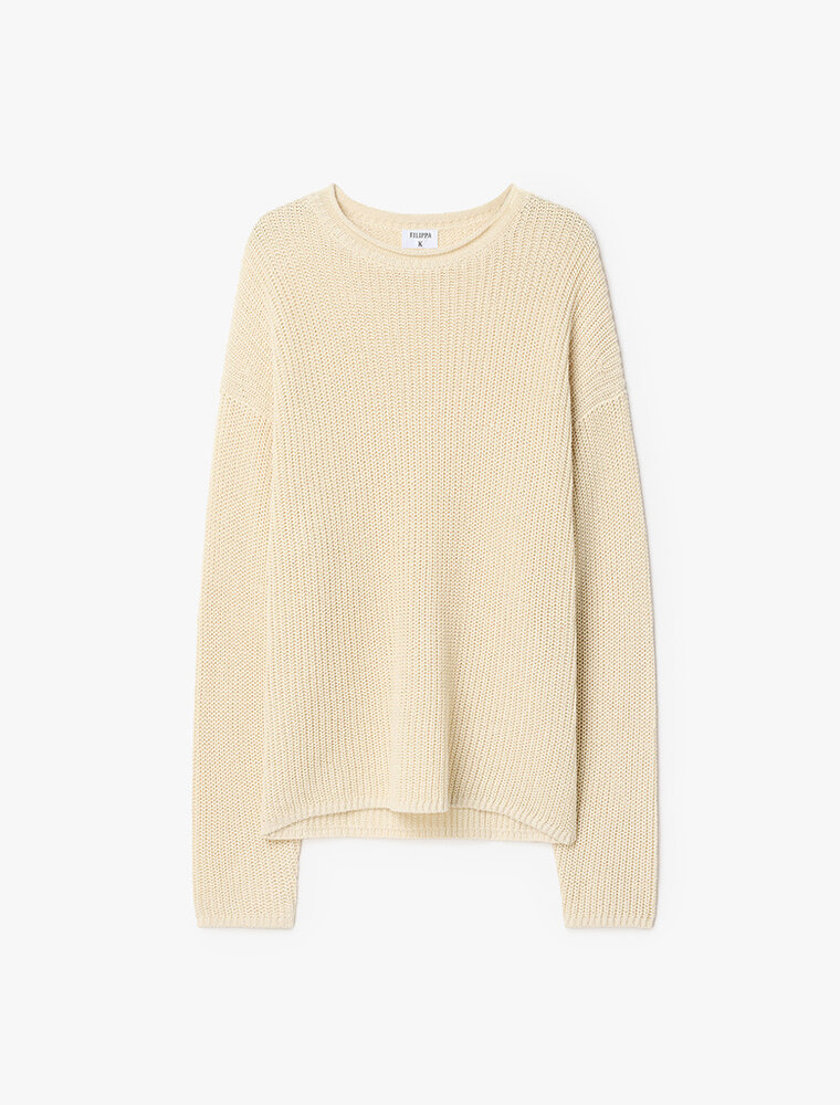 Filippa K Ribbed Cotton Linen Sweater
