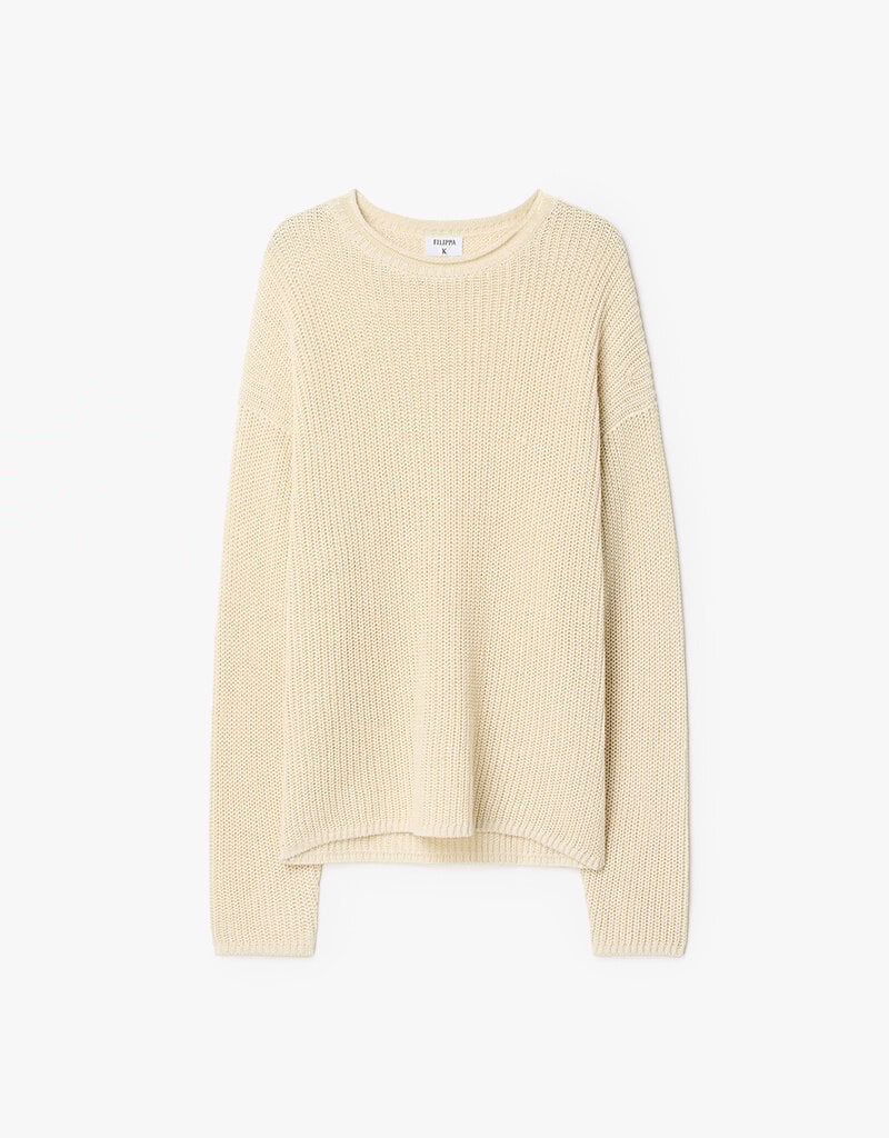 Filippa K Ribbed Cotton Linen Sweater