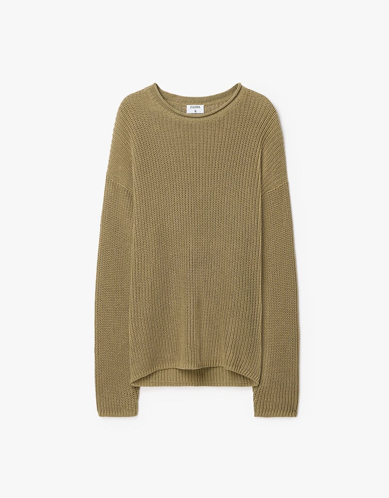 Filippa K Ribbed Cotton Linen Sweater