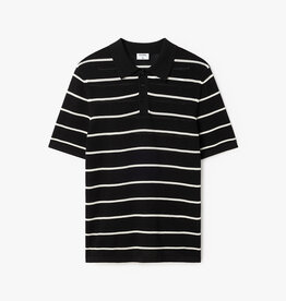 Filippa K Striped Mesh Polo