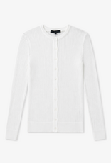 Tibi Ribbed Sweater Slim Cardigan