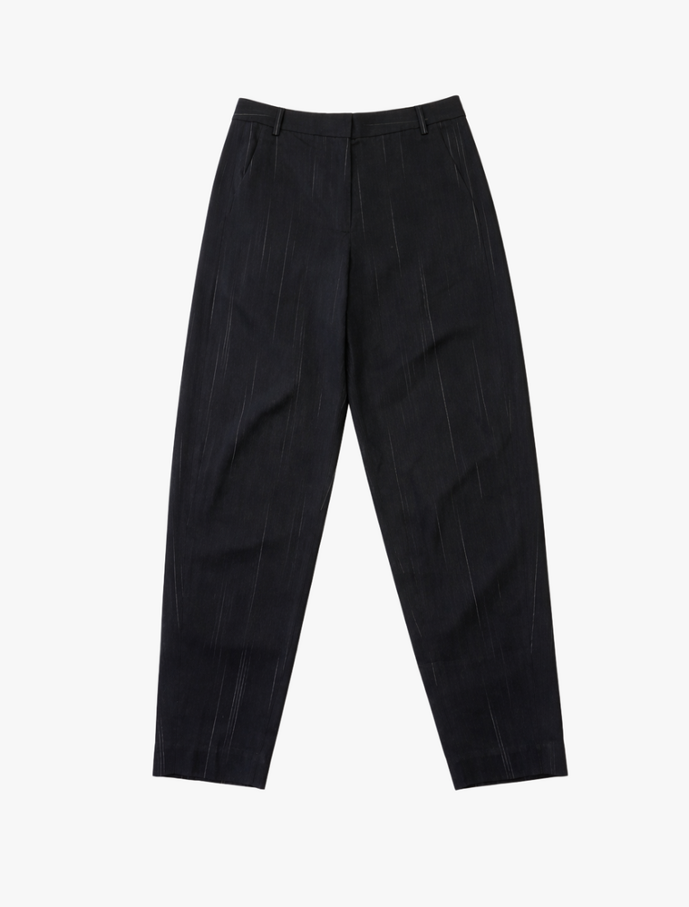 Tibi Viscose Suiting Reese Curved Ankle Pant