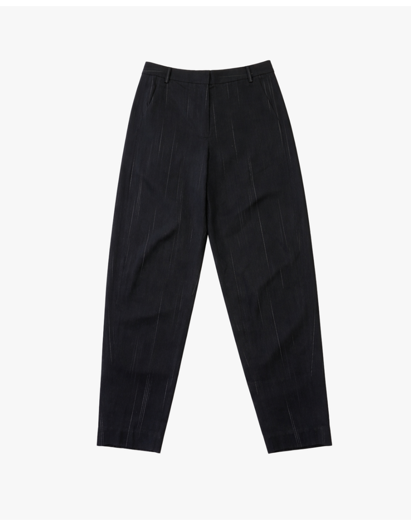 Tibi Viscose Suiting Reese Curved Ankle Pant
