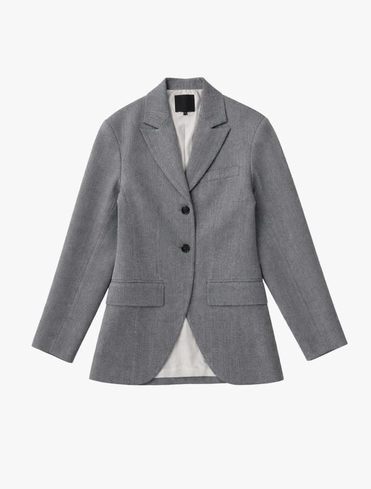 Tibi Structured Wool Sculpted Blazer