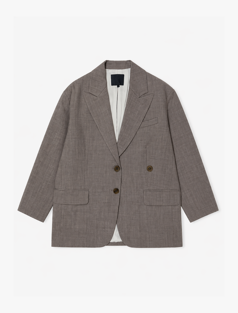 Tibi Tropical Wool Liam Blazer