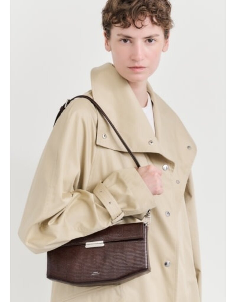 Toteme Clip Lizard-Embossed Shoulder