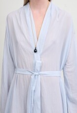 Toteme Belted Cotton Voile Dress