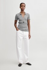 Toteme Ribbed Cashmere Silk Polo