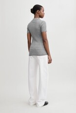 Toteme Ribbed Cashmere Silk Polo
