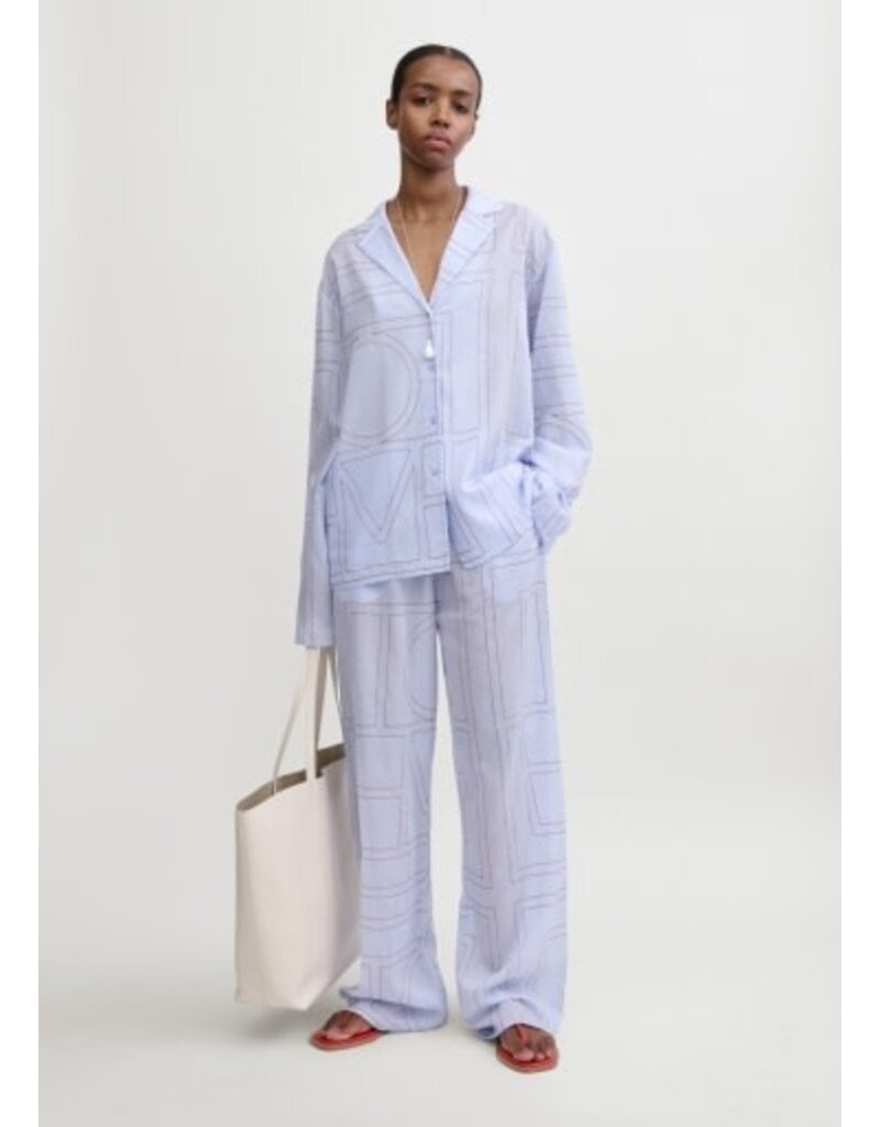 Toteme Monogram Cotton-Blend PJ Top