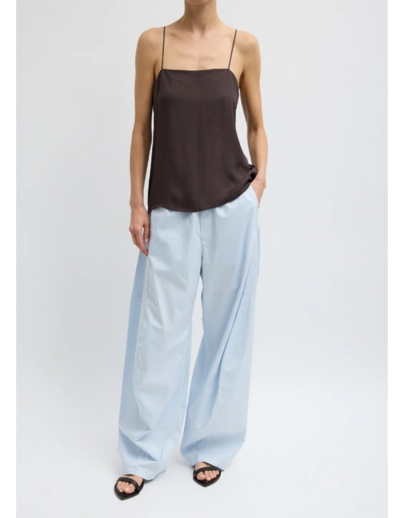 Tibi Garment Dyed Silky Cotton Winslow Pant