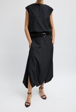 Tibi Summer Nylon Flat Front Jalousie Skirt