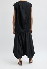 Tibi Summer Nylon Flat Front Jalousie Skirt