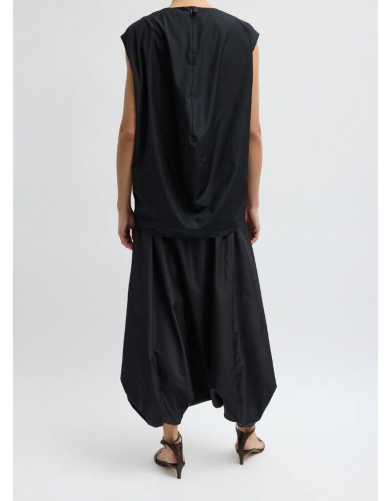 Tibi Summer Nylon Flat Front Jalousie Skirt