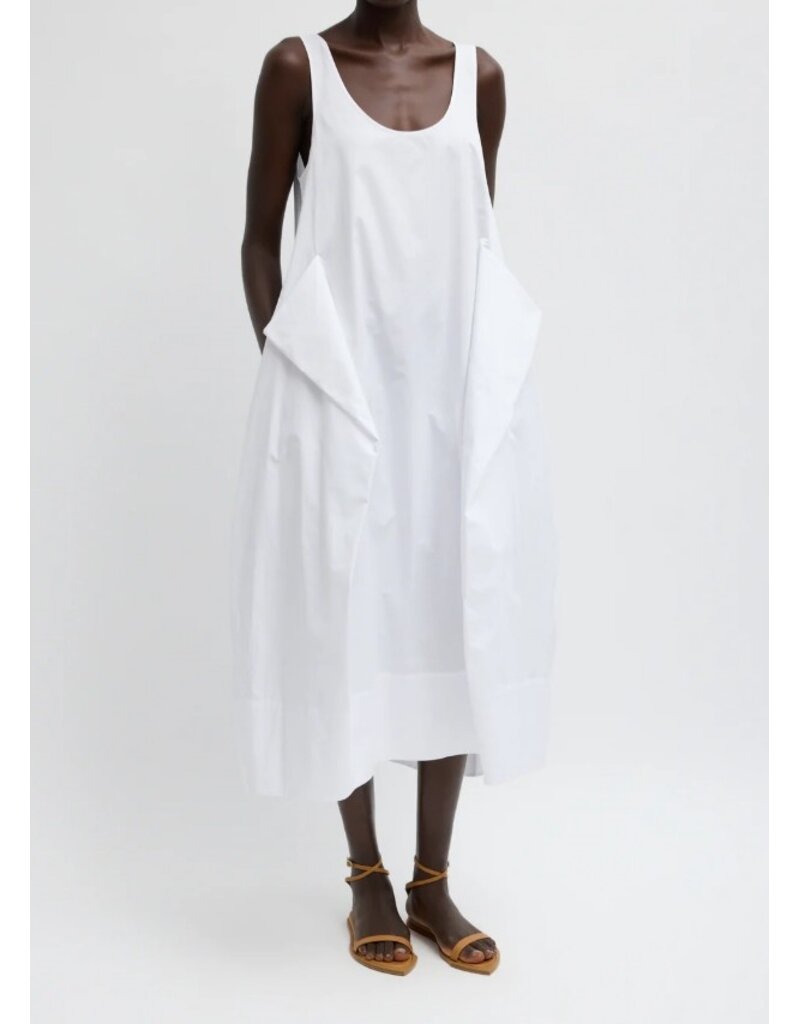Tibi Eco Poplin Tank Dress