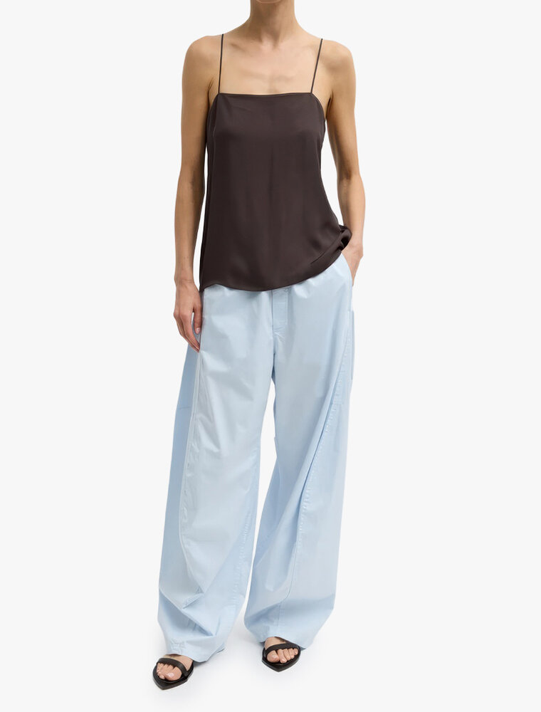 Tibi Garment Dyed Silky Cotton Winslow Pant
