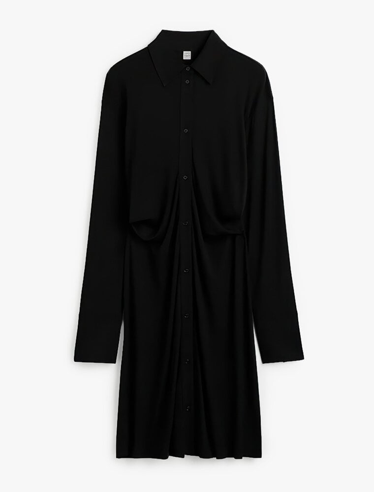 Toteme Slouch Jersey Shirtdress