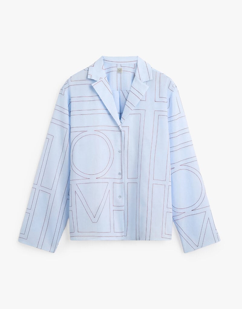 Toteme Monogram Cotton-Blend PJ Top