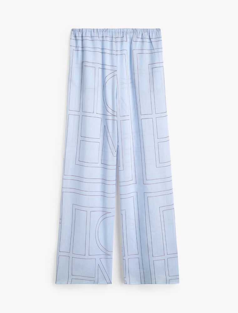 Toteme Monogram Cotton-Blend PJ Bottoms