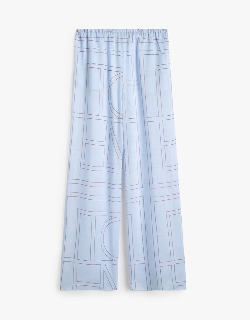 Toteme Monogram cotton-blend pj bottoms