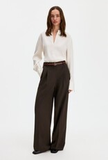 Filippa K Half Placket Stand Collar Blou