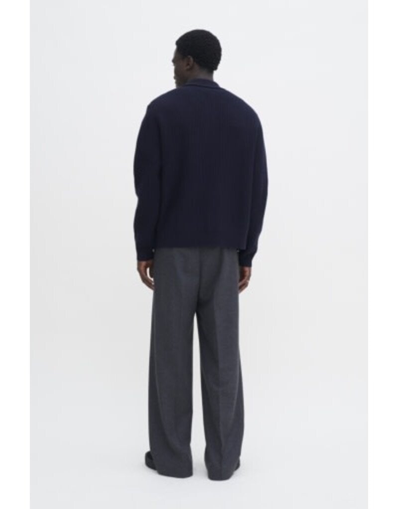Filippa K Ribbed Wool Zip Cardigan
